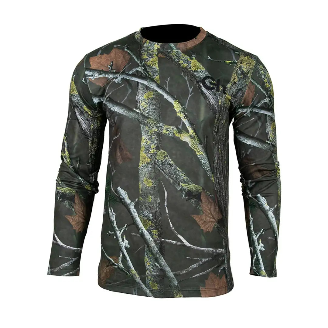 Challenger – Long Sleeve Hunting T-Shirt with Pattern – CA14