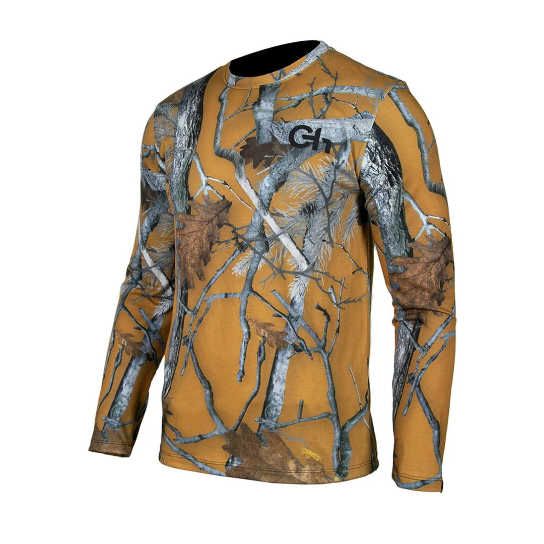 Challenger – Long Sleeve Hunting T-Shirt with Pattern – CA14