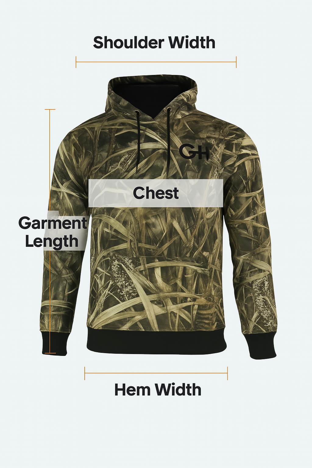 Challenger - Hooded Fleece Hunting Pullover - DA503