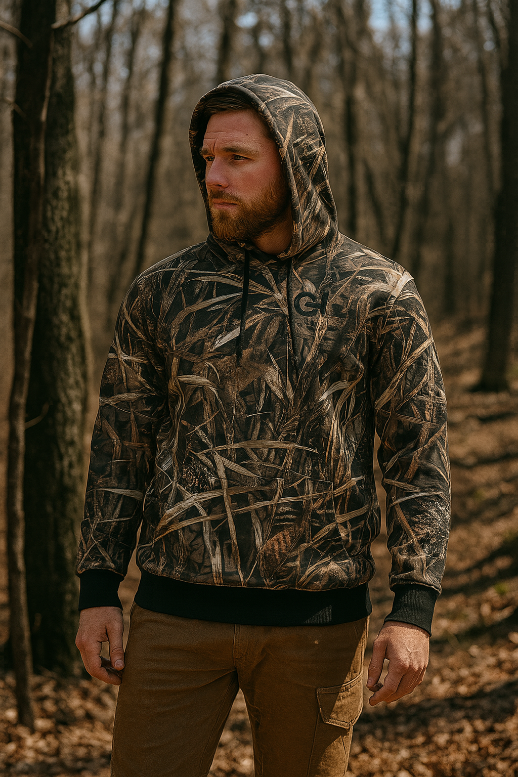 Challenger - Hooded Fleece Hunting Pullover - DA503
