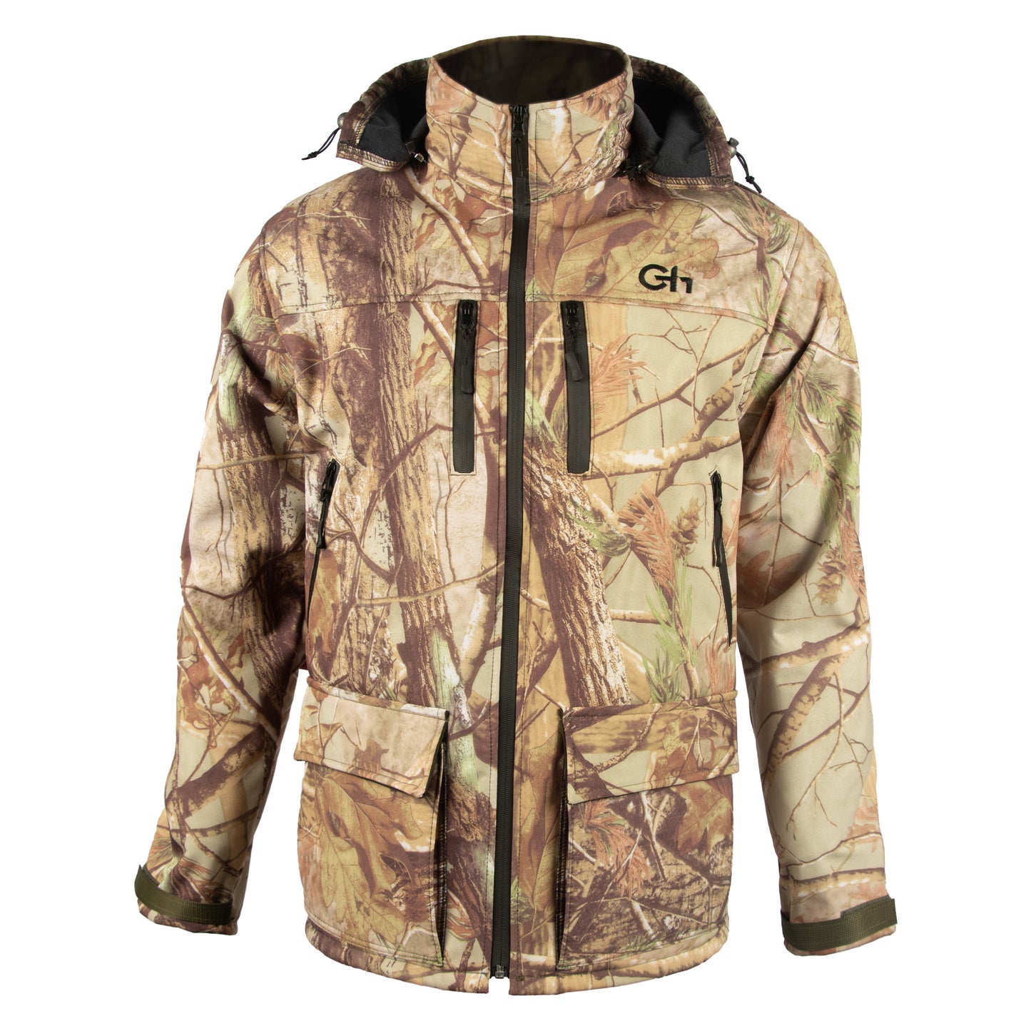 Challenger – Wind & Waterproof Softshell Hunting Jacket with Oak Camo (280)