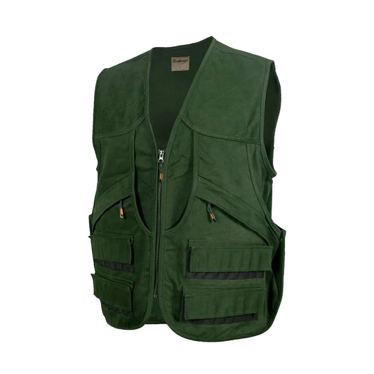 Challenger – Ullr Men's Rip-Resistant Multi-Pocket Hunting Vest with Game Pouch and Cartridge Holder (702)